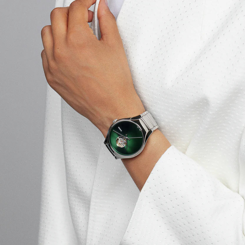 Rado True Round Secret Unisex Automatic Green Dial Analog Ceramic Watch R27108312