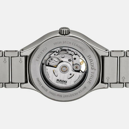 Rado True Round Secret Unisex Automatic Green Dial Analog Ceramic Watch R27108312