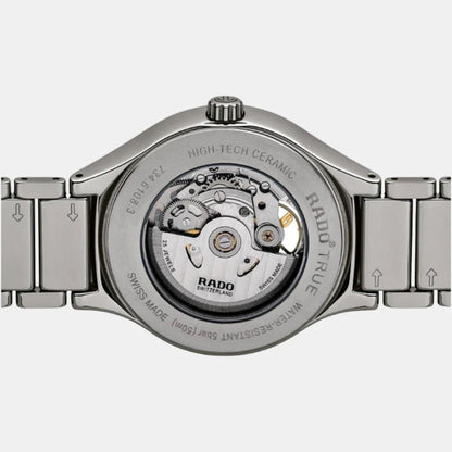 Rado True Round Secret Unisex Automatic Blue Dial Analog Ceramic Watch R27108732