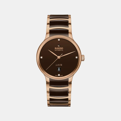 Rado Centrix Unisex Automatic Brown Dial Analog Stainless Steel Watch R30017712