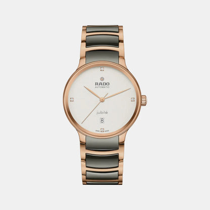 Rado Centrix Unisex Automatic White Dial Analog Stainless Steel Watch R30017722