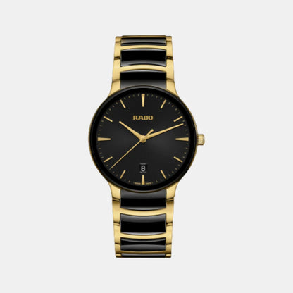 Rado Centrix Unisex Quartz Black Dial Chronograph Ceramic Watch R30022152