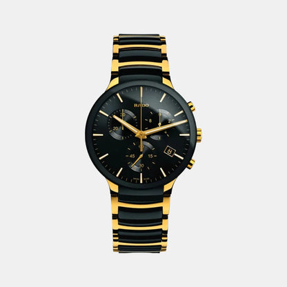 Rado Centrix Men Quartz Black Dial Chronograph Stainless Steel Watch R30134162