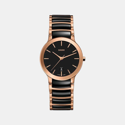 Rado Centrix Women Quartz Black Dial Analog Stainless Steel Watch R30555172