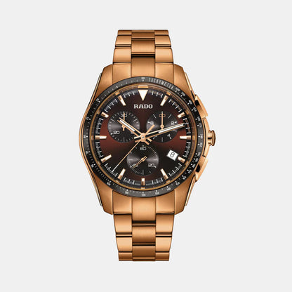 Rado Hyperchrome Men Quartz Brown Dial Analog Stainless Steel Watch R32185153