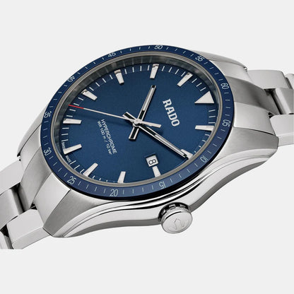 Rado HyperChrome Men Quartz Blue Dial Analog Stainless Steel Watch R32502203