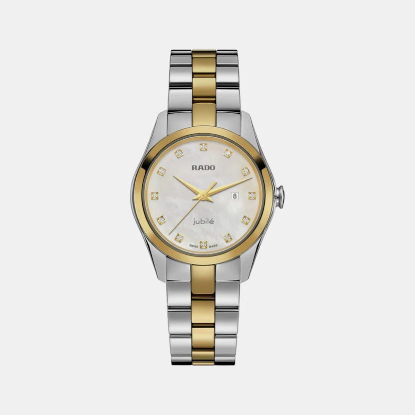 Rado HyperChrome Women Quartz Mother Of Pearl Dial Analog Stainless Steel Watch R32975912