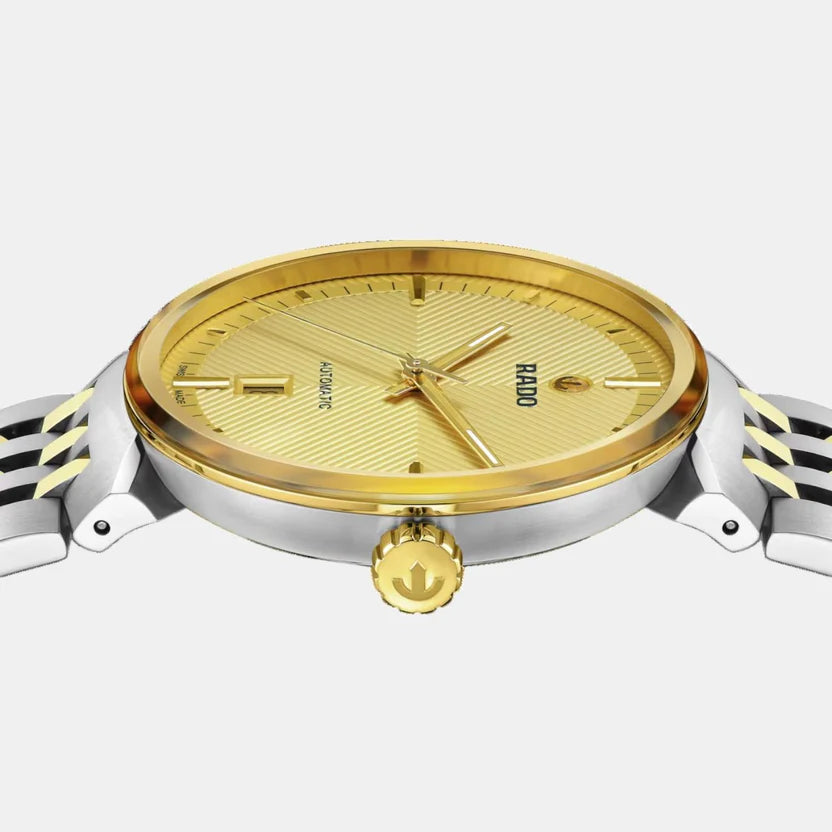 Rado Florence Unisex Automatic Yellow Dial Analog Stainless Steel Watch R48903253
