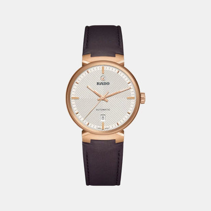 Rado Florence Unisex Automatic Silver & White Dial Analog Leather Watch R48905015