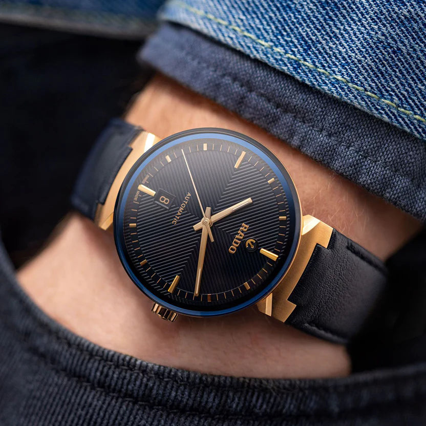 Rado Florence Unisex Automatic Blue Dial Analog Leather Watch R48905205