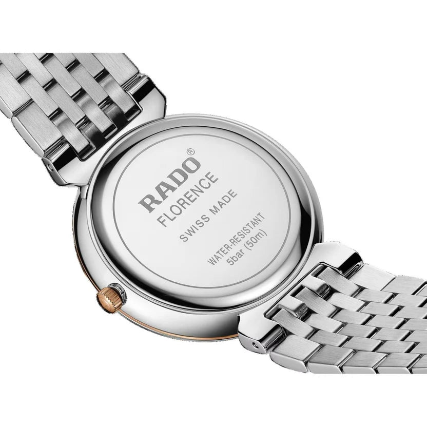 Rado Florence Men Quartz Champagne Dial Analog Stainless Steel Watch R48912403