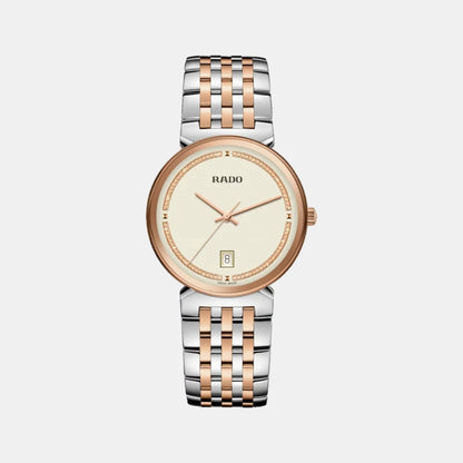 Rado Florence Men Quartz Champagne Dial Analog Stainless Steel Watch R48912403