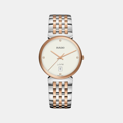 Rado Florence Unisex Quartz White Dial Analog Stainless Steel Watch R48912723
