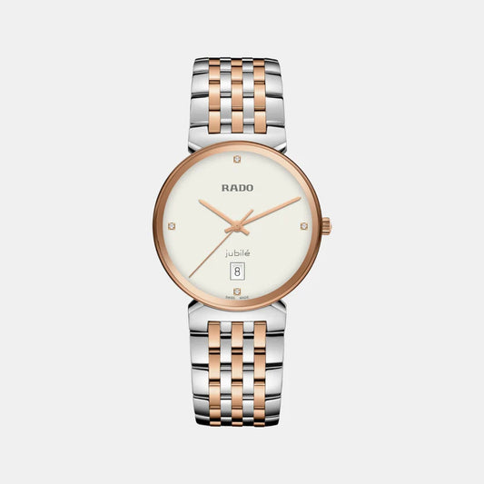 Rado Florence Unisex Quartz White Dial Analog Stainless Steel Watch R48912723