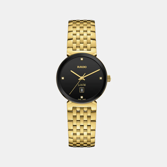 Rado Florence Women Quartz Black Dial Analog Stainless Steel Watch R48915703
