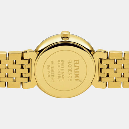 Rado Florence Women Quartz Black Dial Analog Stainless Steel Watch R48915703