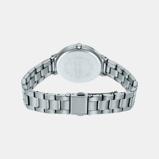 Sheen Women Quartz Blue Dial Analog Stainless Steel Watch SH228