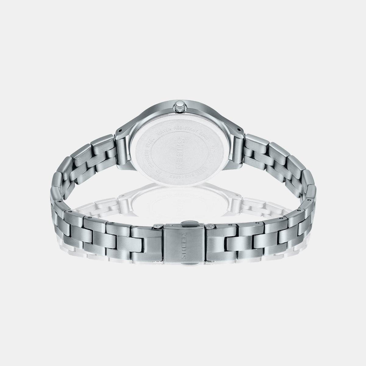 Sheen Women Quartz Black Dial Analog Stainless Steel Watch SH250