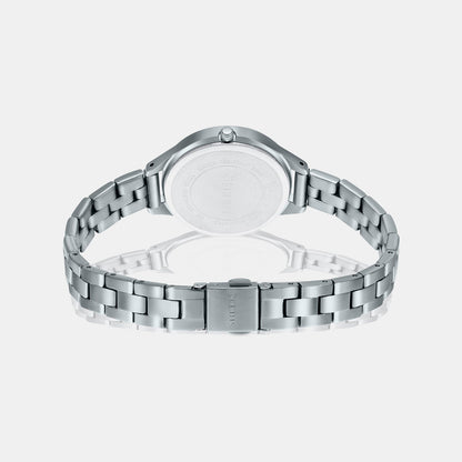 Sheen Women Quartz Black Dial Analog Stainless Steel Watch SH250