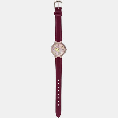 Sheen Women Quartz Pink Dial Analog Stainless Steel Watch SH260