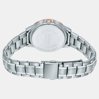 Sheen Women Quartz Pink Dial Chronograph Stainless Steel Watch SH265