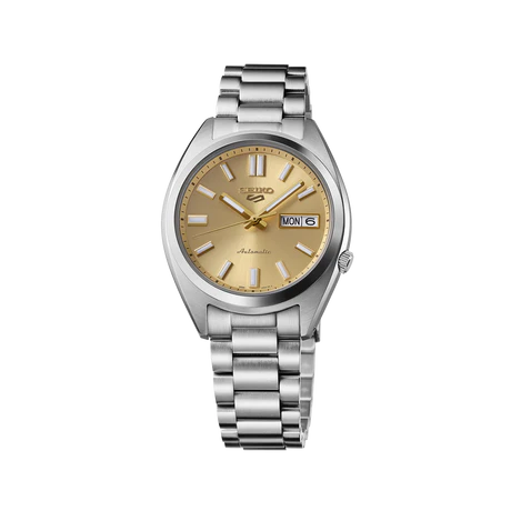Seiko 5 Sports SNXS Vintage Gold Collection – in ‘Gold Cufflinks’ - SRPL59K1