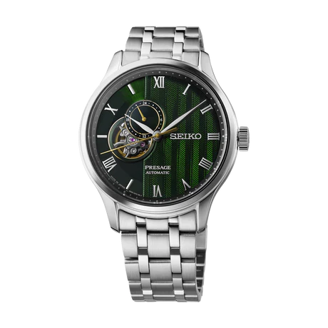 Seiko Presage ‘Japanese Zen Gardens’ in Fern green - SSA463J1
