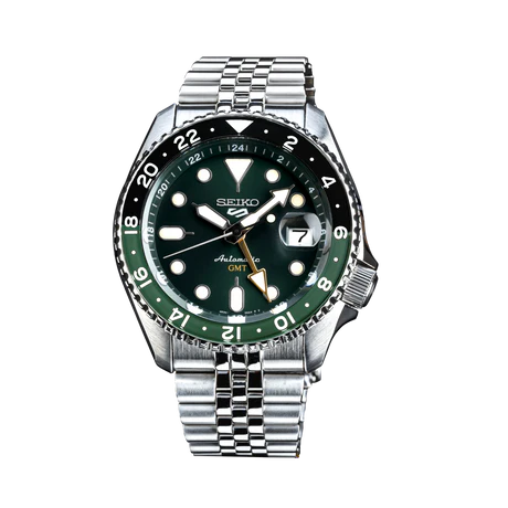 Seiko 5 Sports SKX GMT Bi-Colour Green - SSK035K1