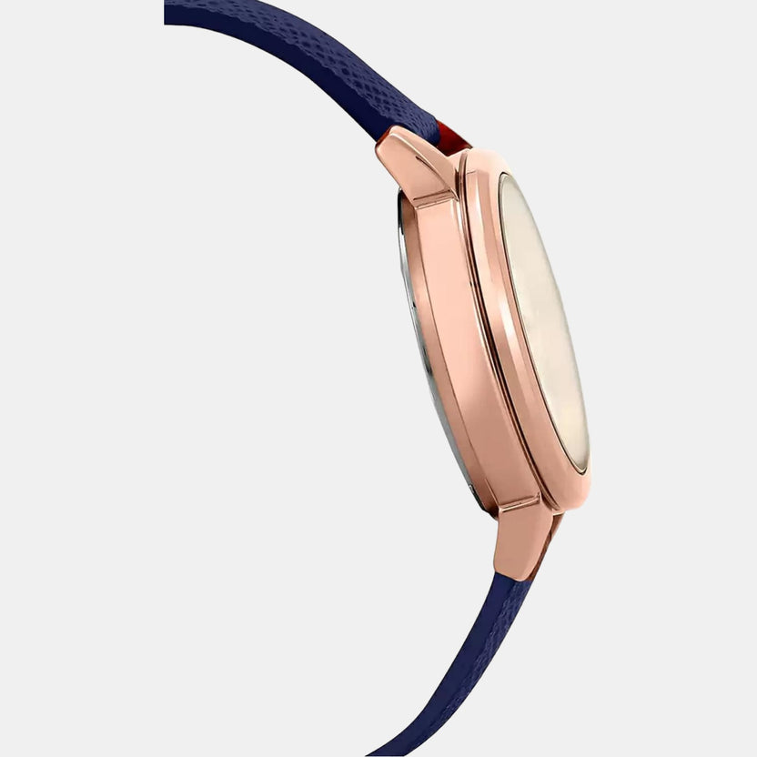 Sheen Women Quartz Blue Dial Chronograph Leather Watch SX208
