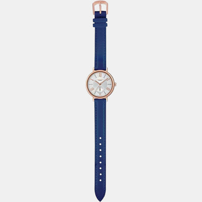 Sheen Women Quartz White Dial Analog Leather Watch SX240