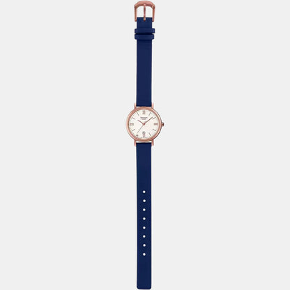 Sheen Women Quartz White Dial Analog Leather Watch SX278