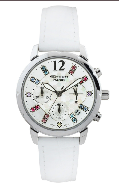 Sheen Women White Dial Analogue Watch SH161 SHN-5012LP-7ADR