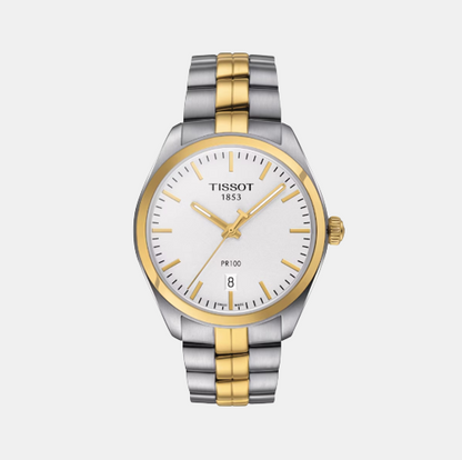 Tissot PR 100 Men Analog Stainless Steel Watch T1014102203100