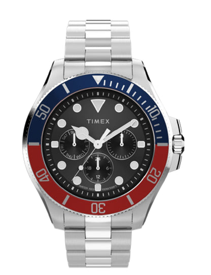 TIMEX HARBORSIDE COAST MULTIFUNCTION 43MM  STAINLESS STEEL BRACELET WATCH TW2Y33300UJ
