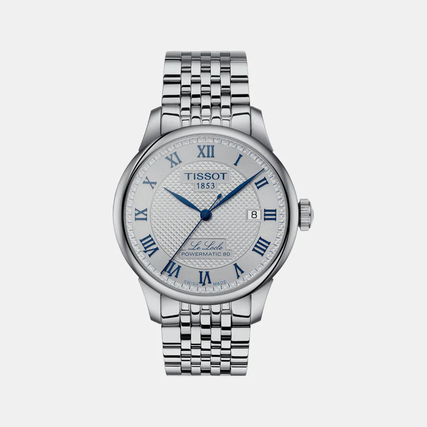 Tissot Le Locle 20th Anniversary Men Automatic Silver Dial Analog Stainless Steel Watch T0064071103303