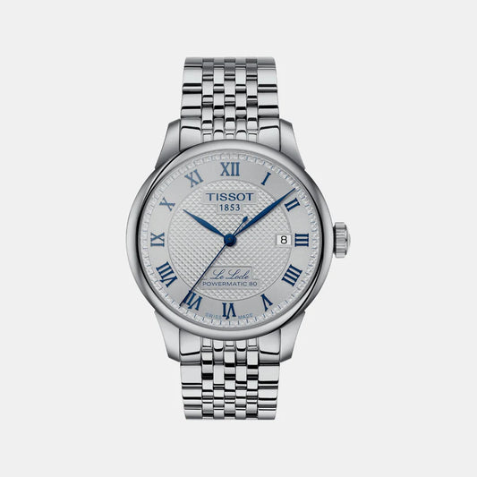 Tissot Le Locle 20th Anniversary Men Automatic Silver Dial Analog Stainless Steel Watch T0064071103303