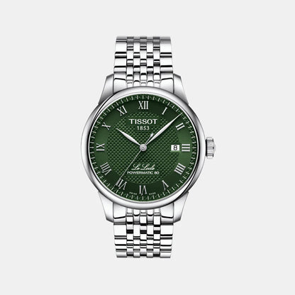Tissot Le Locle Men Automatic Green Dial Analog Stainless Steel Watch T0064071109300