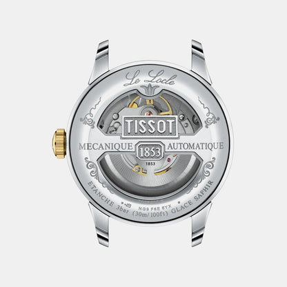 Tissot Le Locle Men Green Dial Analog Stainless Steel Watch T0064072209300