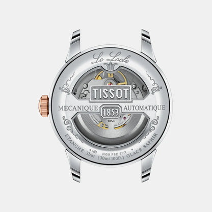 Tissot Le Locle Men Green Dial Analog Stainless Steel Watch T0064072209301