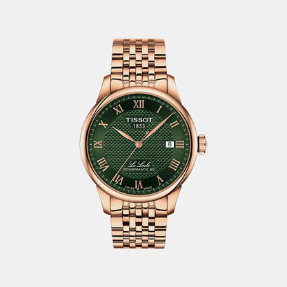 Tissot Le Locle Men Automatic Green Dial Analog Stainless Steel Watch T0064073309300