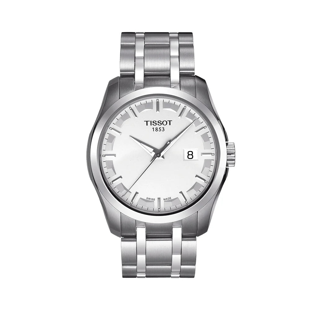 Tissot Men's T0354101103100 Couturier Stainless Steel Bracelet Watch