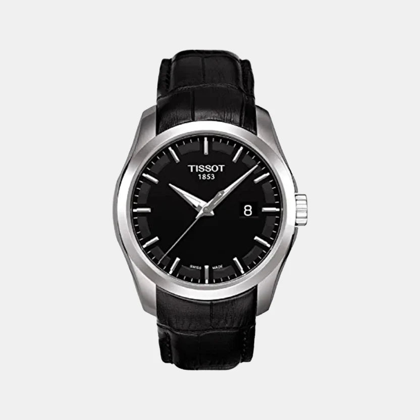 Tissot Couturier Men Analog Leather Watch T0354101605100