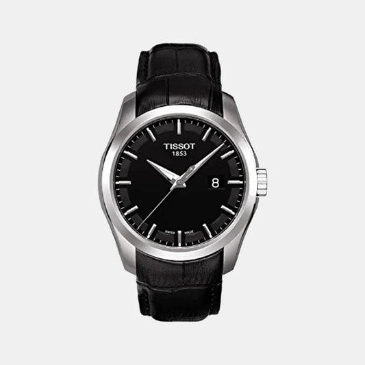 Tissot Couturier Men Analog Leather Watch T0354101605100