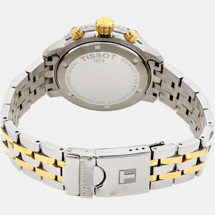 Tissot PRS 200 Men White Chronograph Stainless Steel Watch T0674172203101