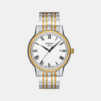 Tissot Men White Analog Stainless Steel Watch T0854102201300