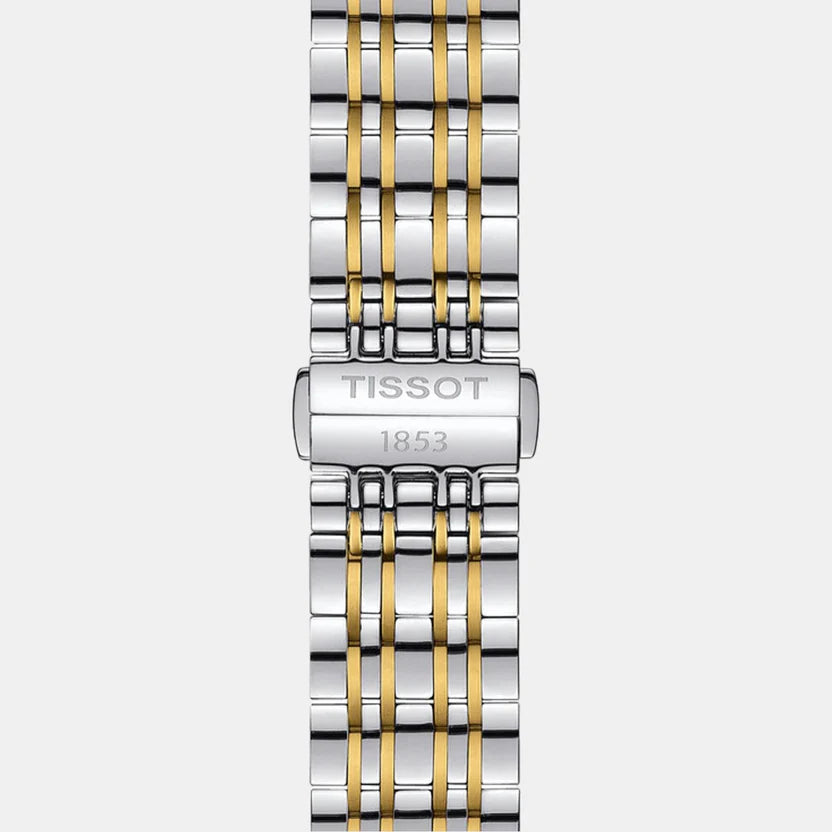Tissot Men White Analog Stainless Steel Watch T0854102201300