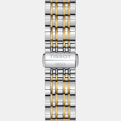 Tissot Men White Analog Stainless Steel Watch T0854102201300