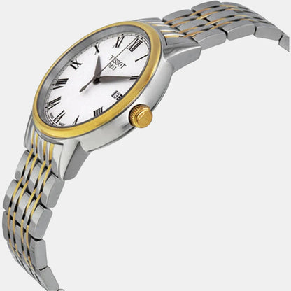 Tissot Men White Analog Stainless Steel Watch T0854102201300