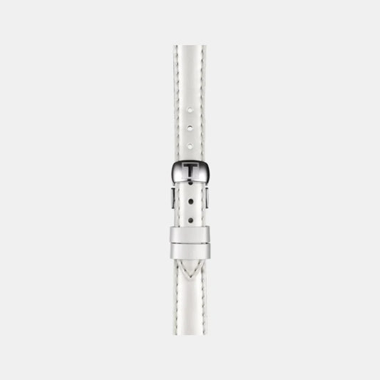 Tissot Flamingo T-Lady Women Quartz Analog White Mother Of Pearl Dial Leather Watch T0942102611101