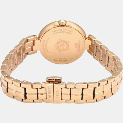 Tissot Flamingo Women Quartz Mother Of Pearl Dial Analog Stainless Steel Watch T0942103311101